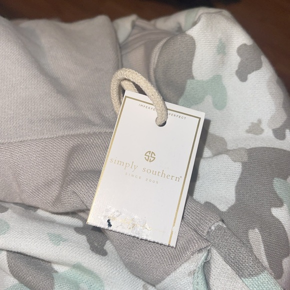 Simply Southern 1/4 Zip Striped Camouflage Pulloverr Jacket. NWT.  Large. - Picture 8 of 11